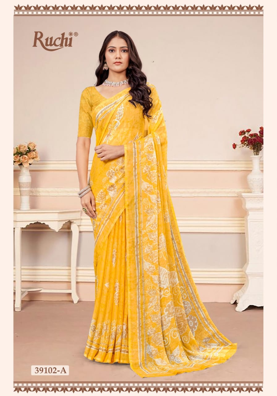 Star Chiffon Vol 182 By Ruchi Daily Wear Saree Orders In India